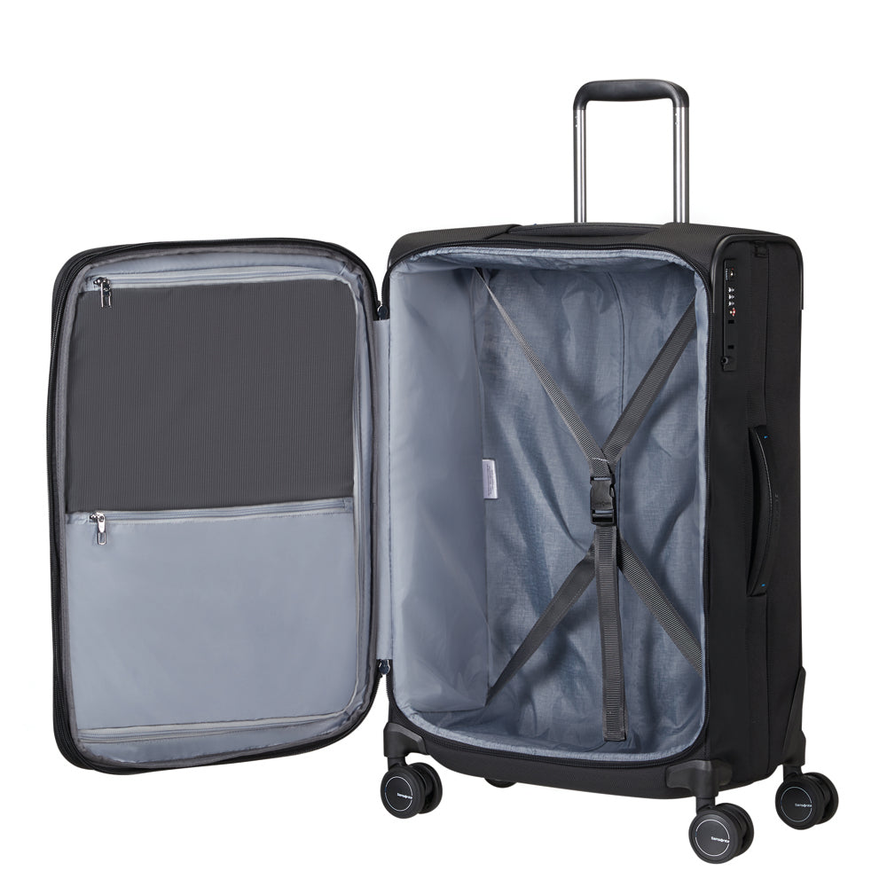 saxoline Maleta Spectrolite 3.0 Expandible Mediana Black Grandes ahorros