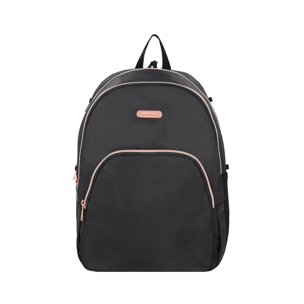 saxoline Mochila para notebook 15" Kansas negra/rosada