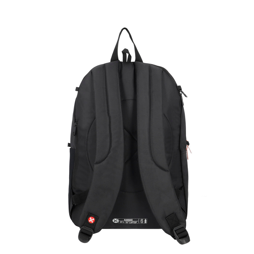 saxoline Mochila para notebook 15" Kansas negra/rosada Ofertas