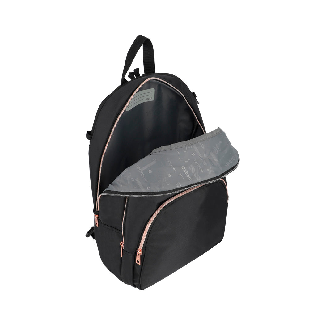 saxoline Mochila para notebook 15" Kansas negra/rosada Ofertas