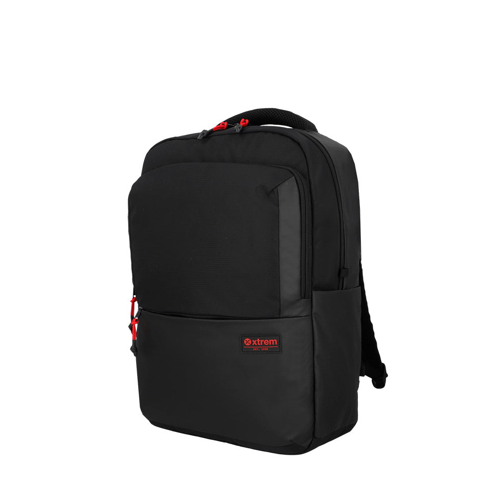 saxoline Mochila para notebook 16" Redwood negra/roja Rebajas de fábrica