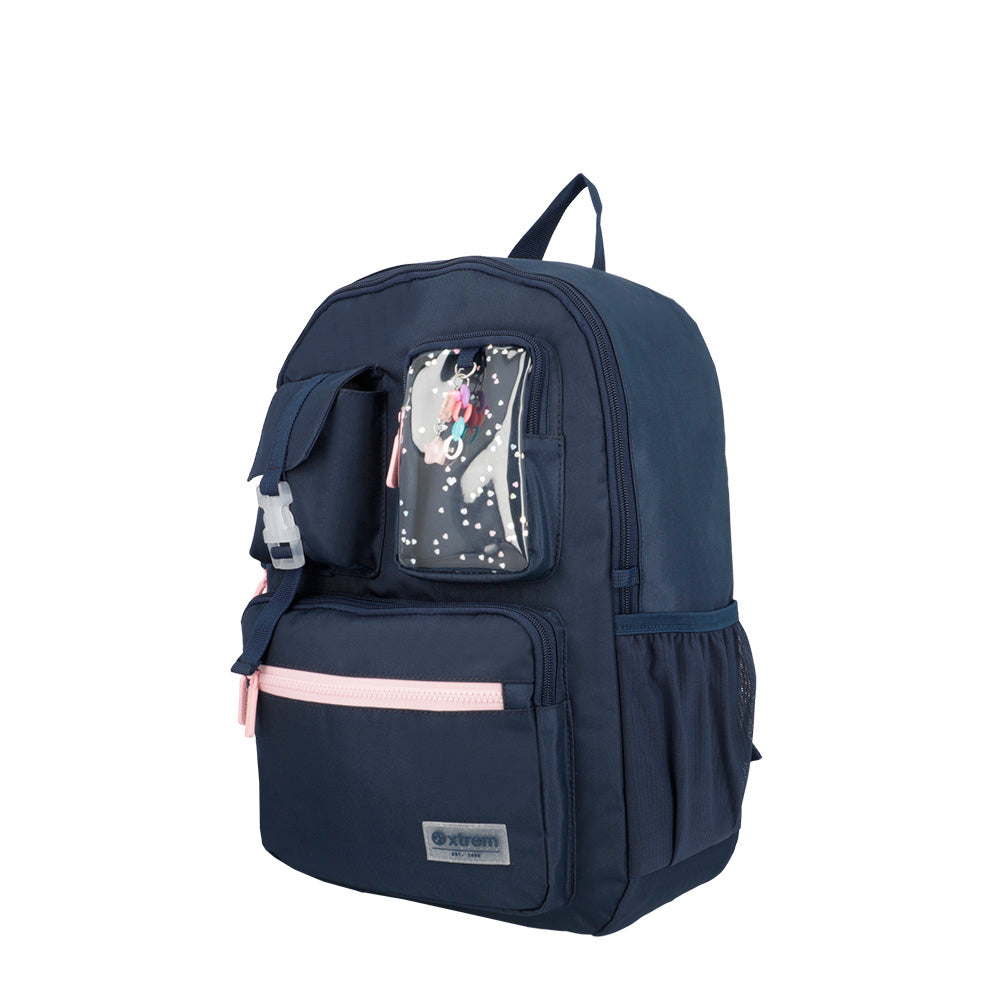 saxoline Mochila para notebook 15" Cleveland azul/rosada Tienda