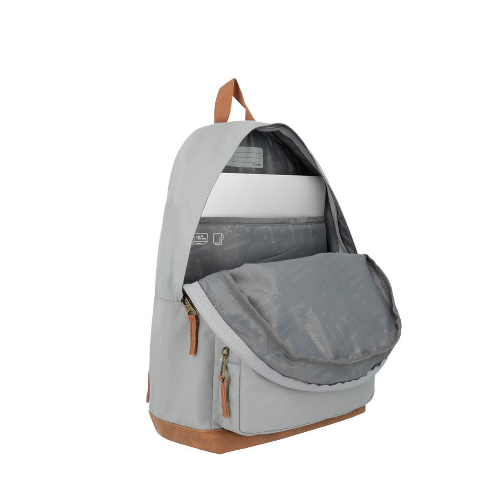 saxoline Mochila para notebook 15" Pop gris Oferta especial