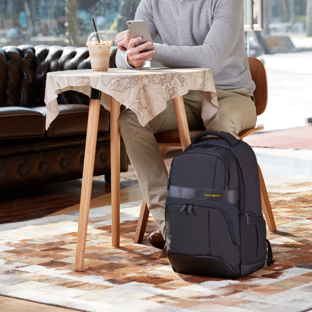 saxoline Mochila para notebook Ikonn III 15.4" negra Oferta especial de fábrica