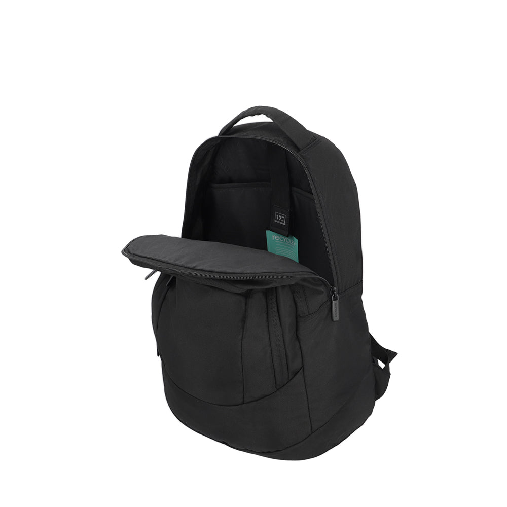 saxoline Mochila para notebook Crossway negro 17" Tienda de fábrica