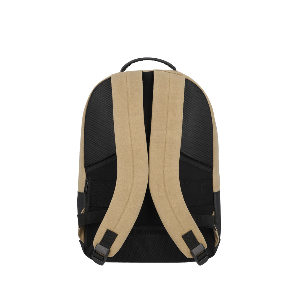 saxoline Mochila para notebook City beige 17" Libre de impuestos