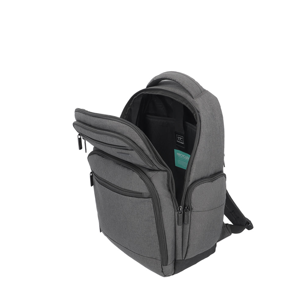 saxoline Mochila para notebook Banker gris 17" Devoluciones gratuitas