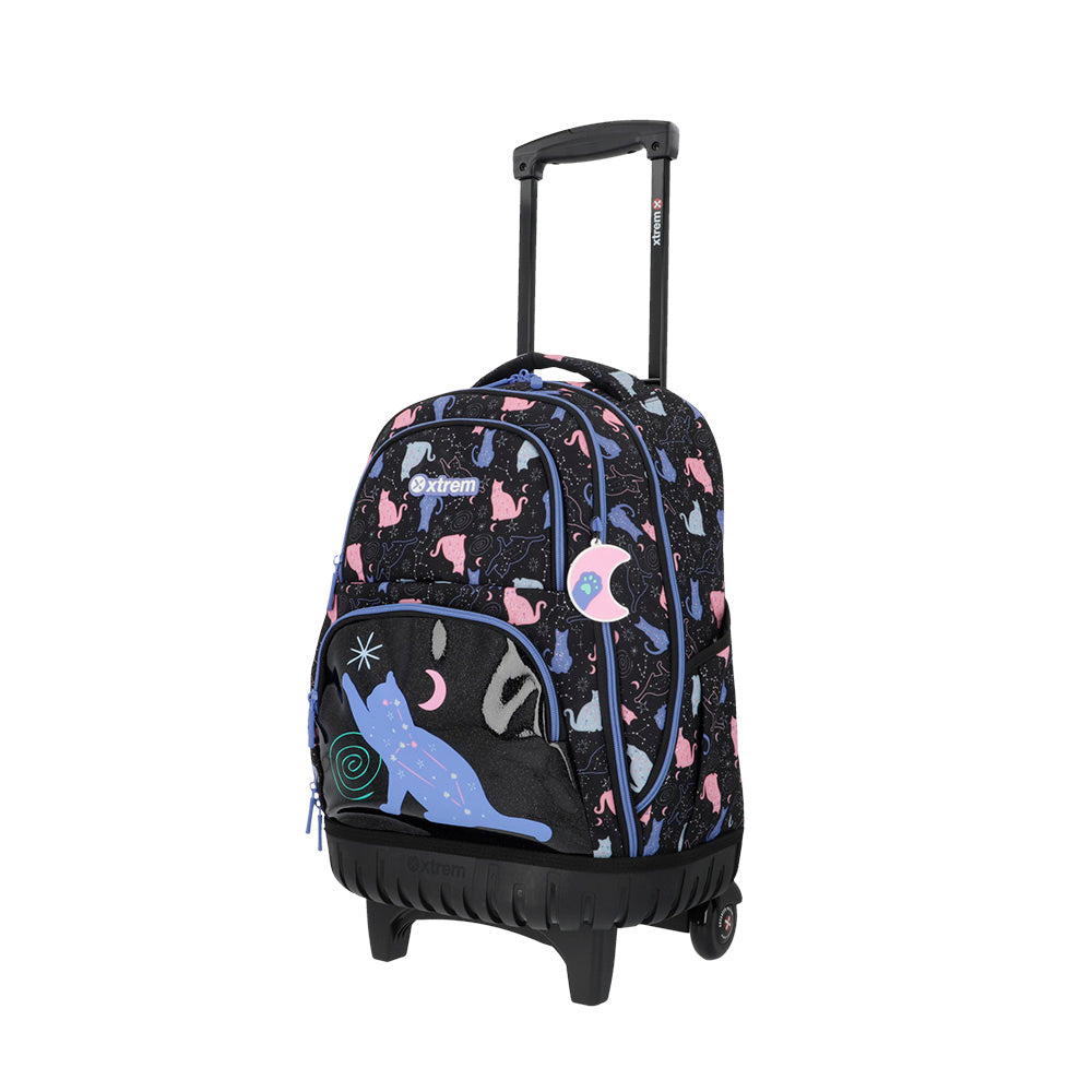 saxoline Mochila con ruedas Cross 2.0 negra Mejor oferta