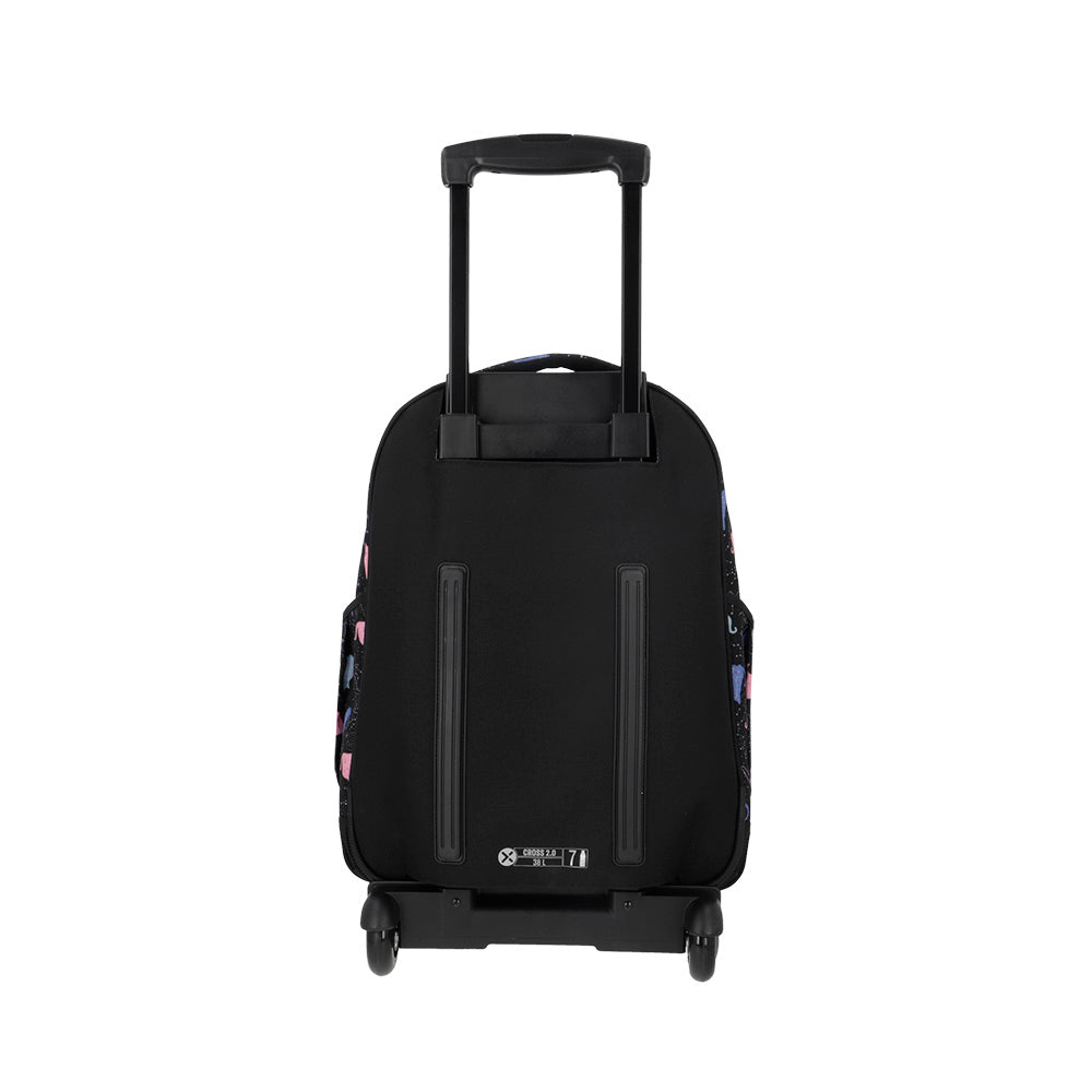 saxoline Mochila con ruedas Cross 2.0 negra Mejor oferta