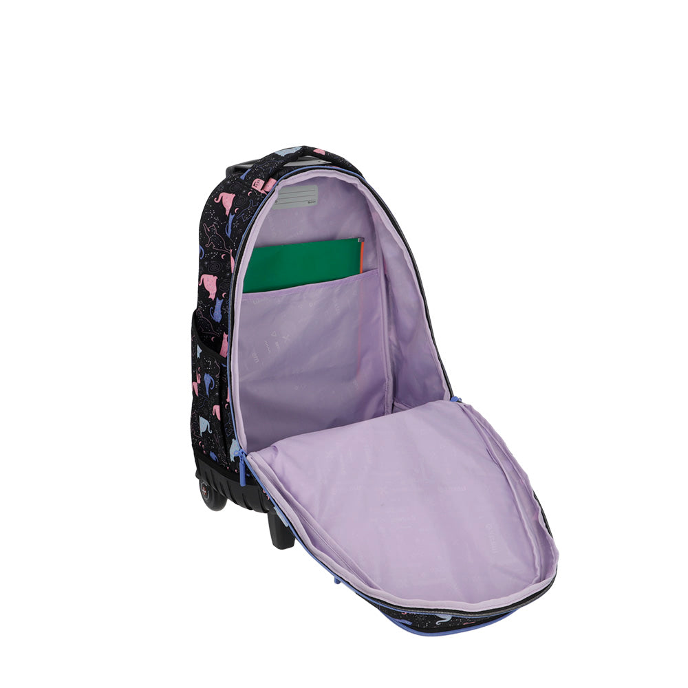 saxoline Mochila con ruedas Cross 2.0 negra Mejor oferta
