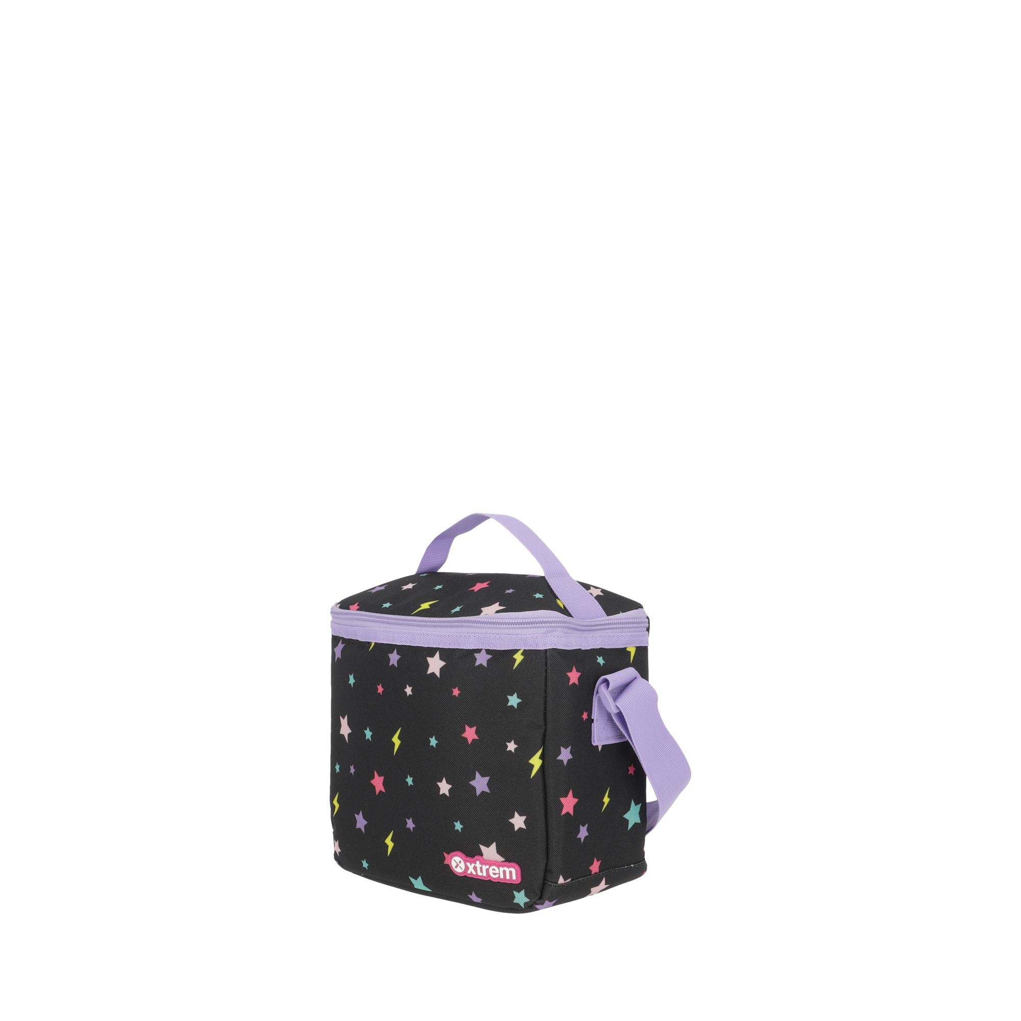 saxoline Set mochila con ruedas + lonchera + estuche New Run Pack Cat negro Rebajas online