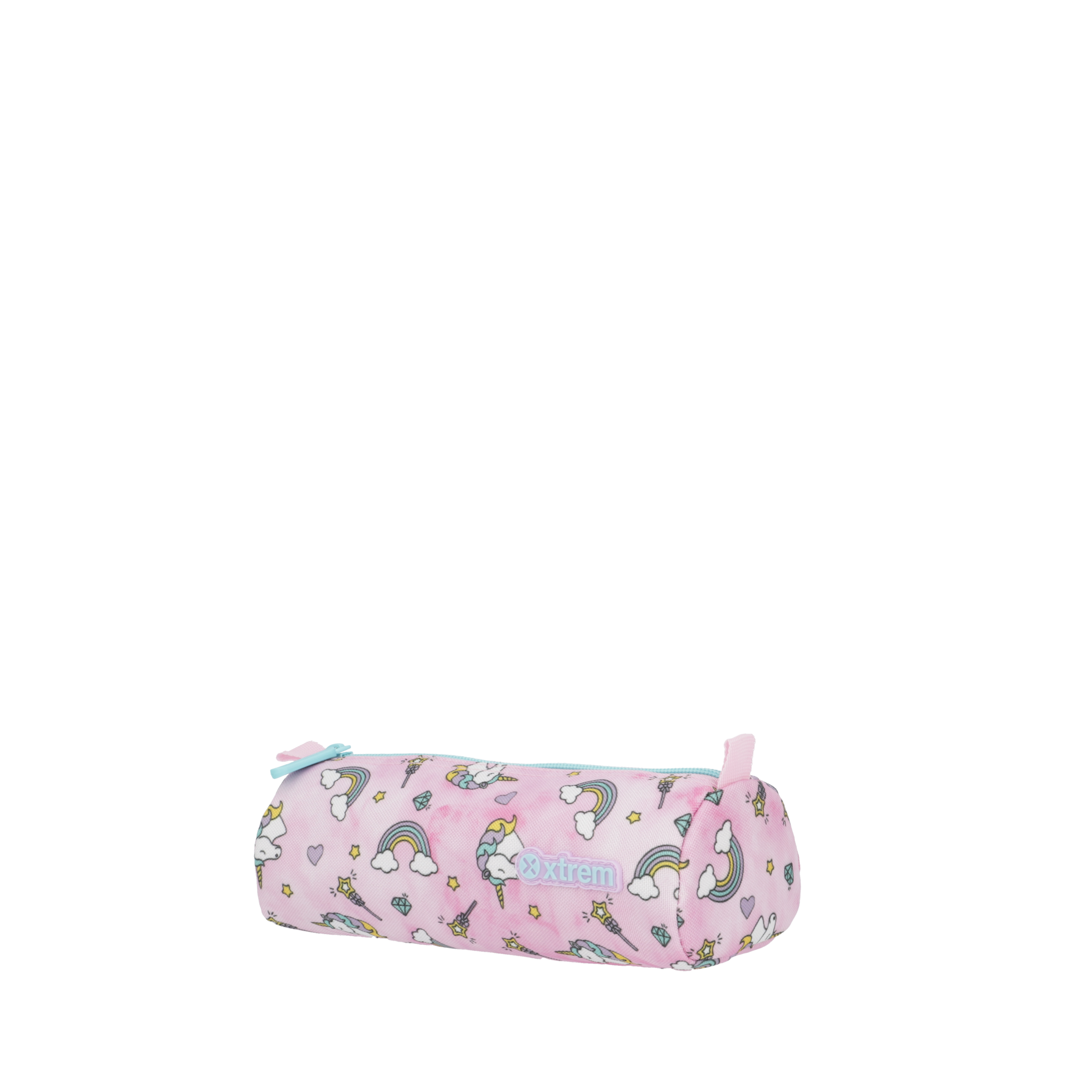 saxoline Set mochila con ruedas + lonchera + estuche New Run Pack Unicorn rosado Rebajas top