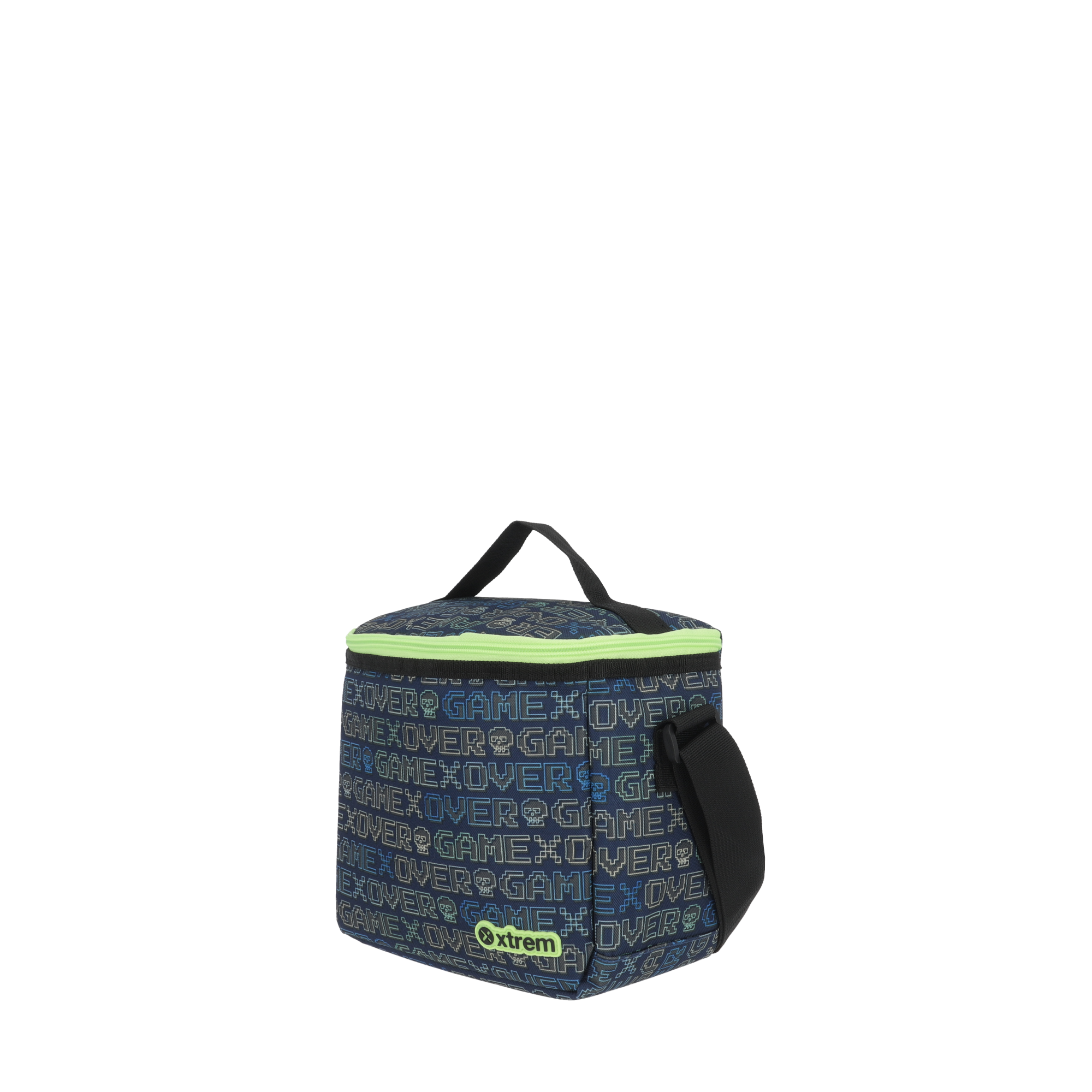 saxoline Set mochila con ruedas + lonchera + estuche New Run Pack Gamer verde Envío gratis