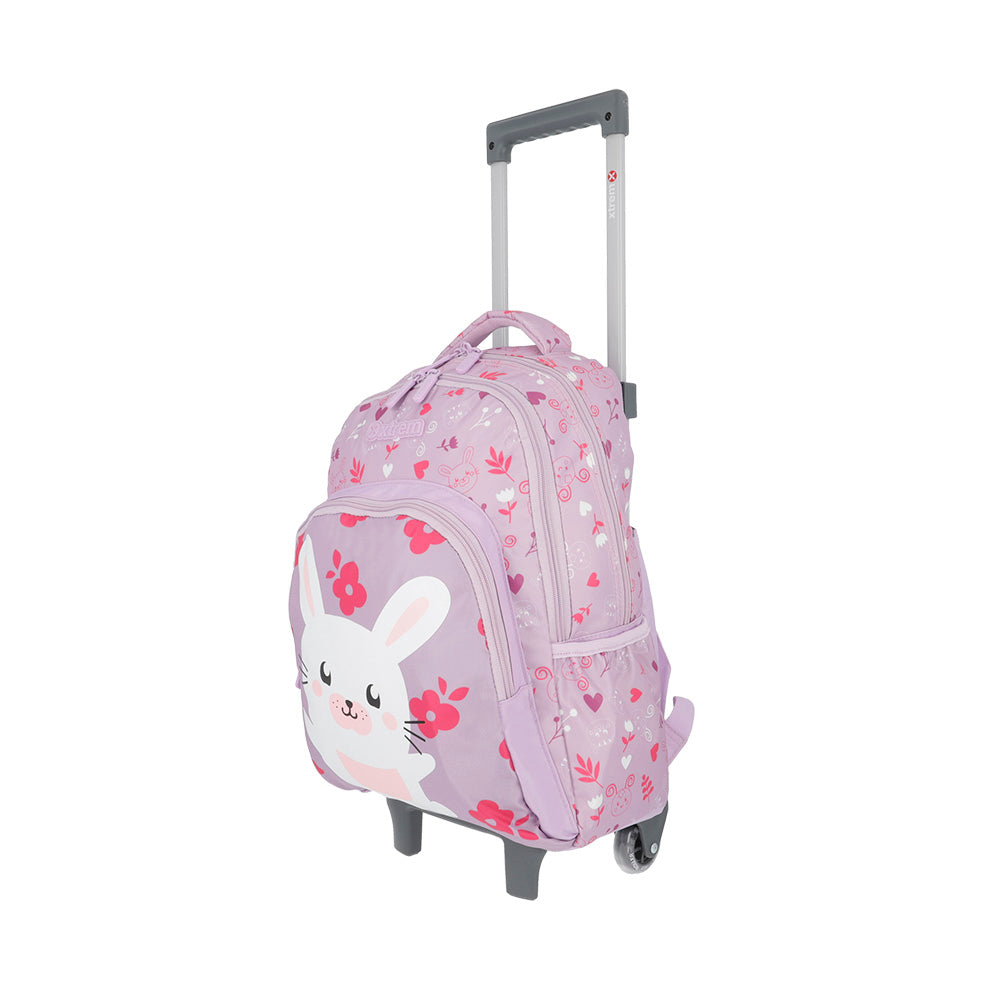 saxoline Mochila con ruedas para niñas Lincoln Rabbit lila Envío gratis