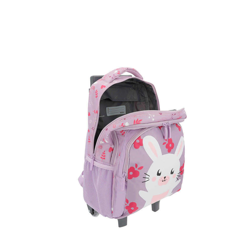 saxoline Mochila con ruedas para niñas Lincoln Rabbit lila Envío gratis