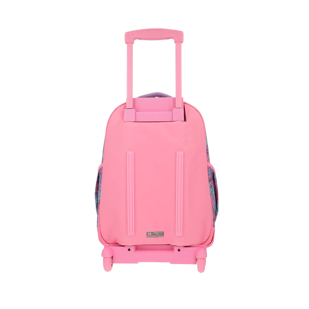 saxoline Mochila con ruedas Cross 2.0 Cats rosada COMPRAR AHORA