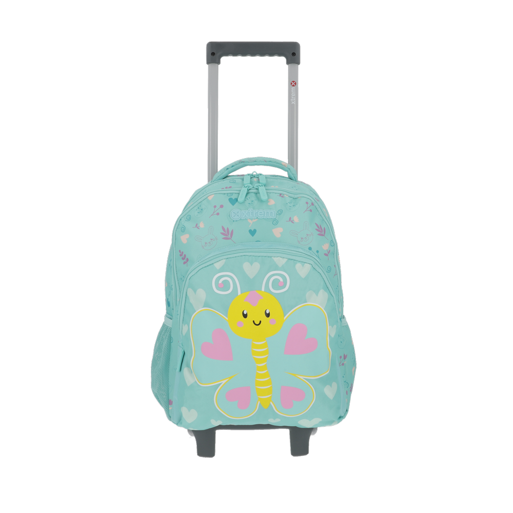 saxoline Mochila con ruedas para niñas Lincoln Butterfly