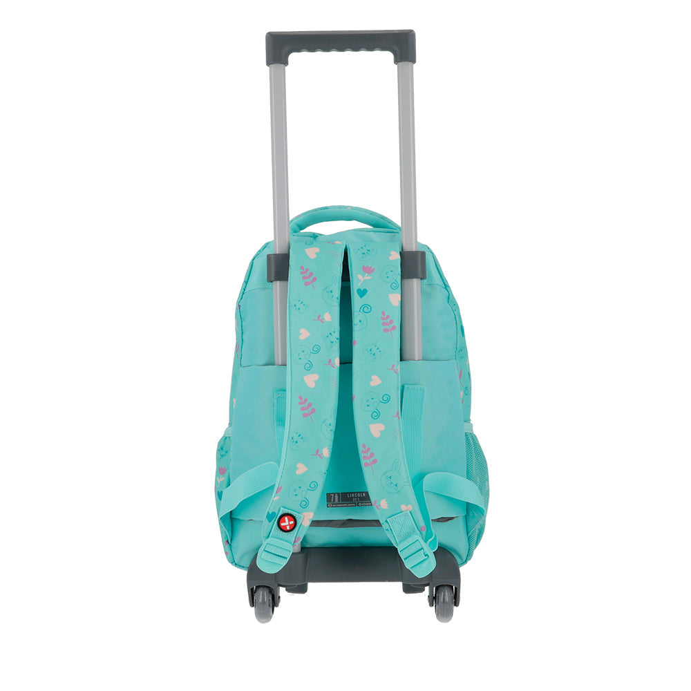 saxoline Mochila con ruedas para niñas Lincoln Butterfly ÚLTIMAS EDICIONES