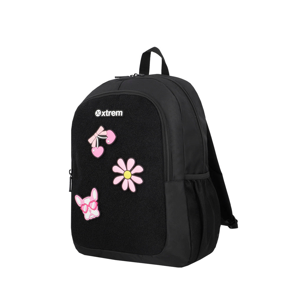 saxoline Mochila Logan negra/rosada Envío internacional gratuito