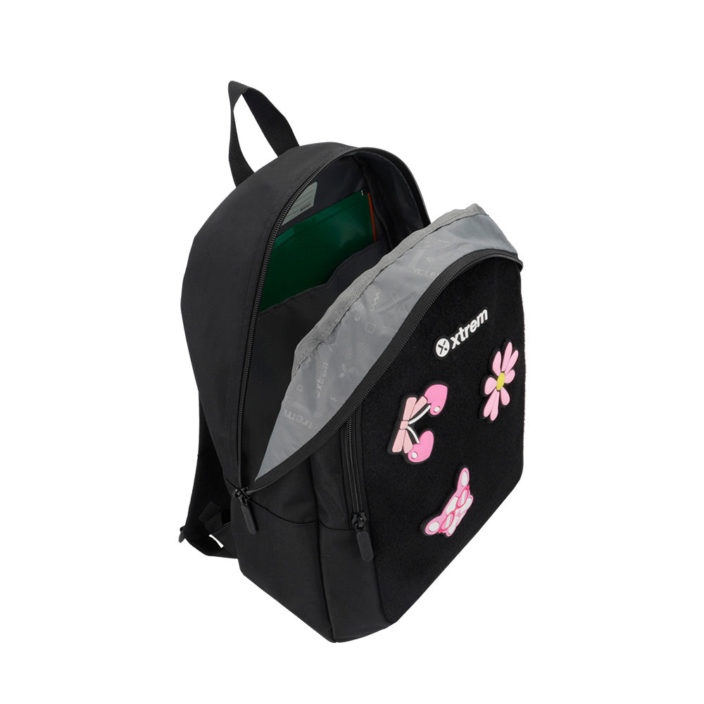 saxoline Mochila Logan negra/rosada Envío internacional gratuito