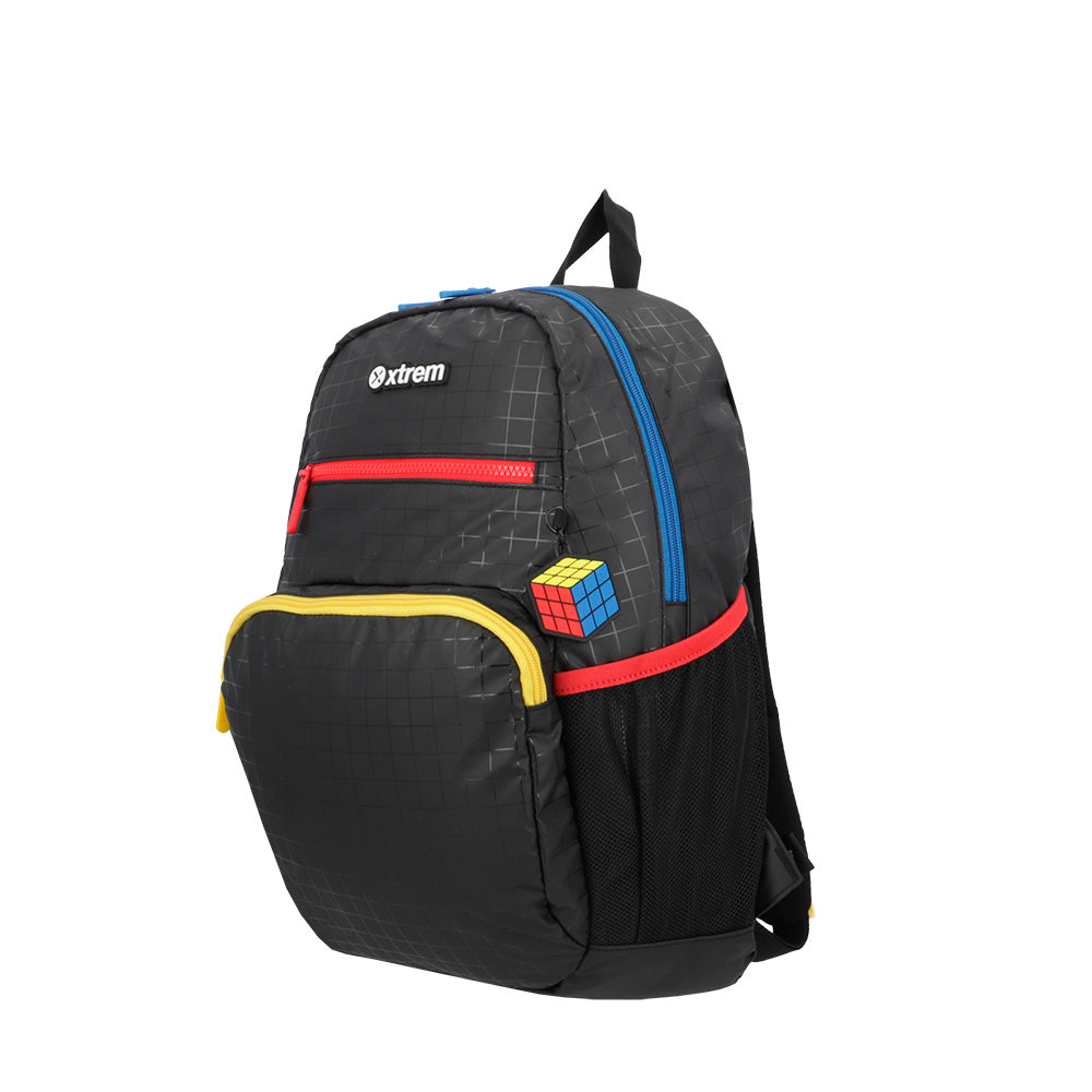 saxoline Mochila Bolt black checks Ahorra y exporta