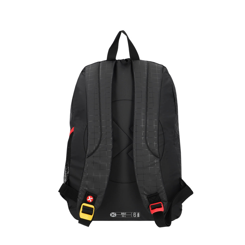 saxoline Mochila Bolt black checks Ahorra y exporta