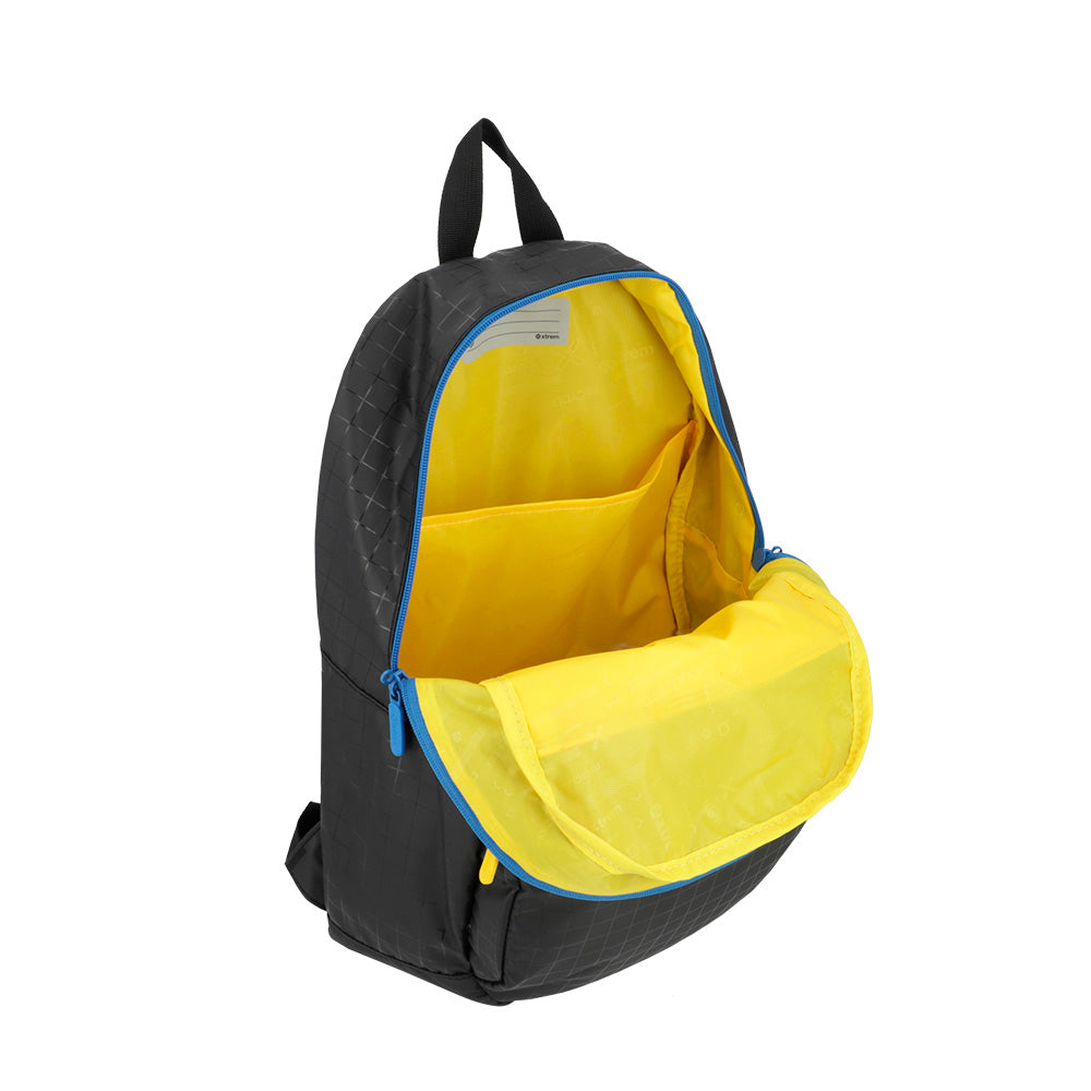 saxoline Mochila Bolt black checks Ahorra y exporta