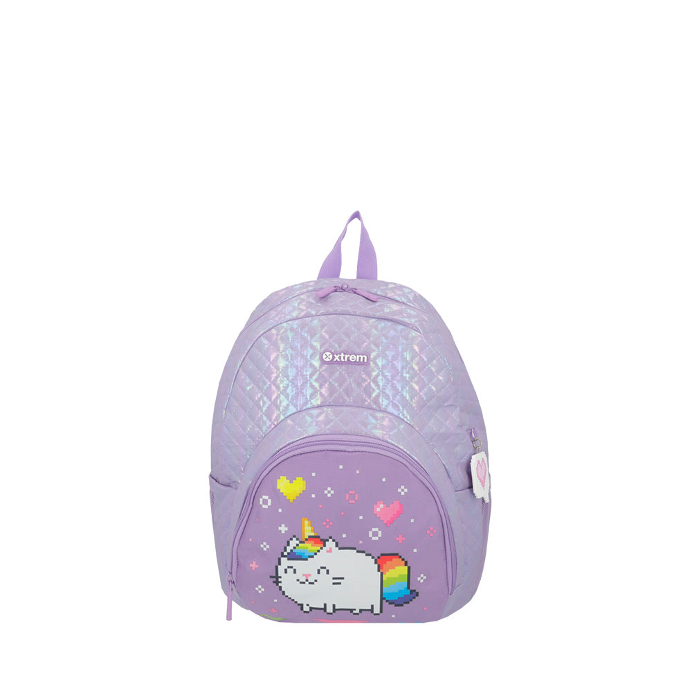 saxoline Mochila Power morada gato