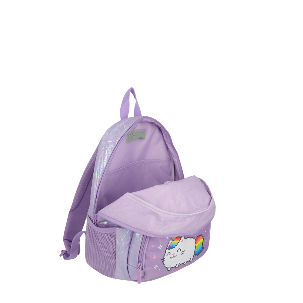 saxoline Mochila Power morada gato Precios de Black Friday