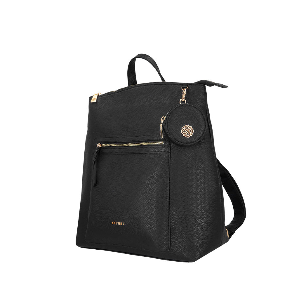 saxoline Mochila grande Ibiza negra Rebajas top