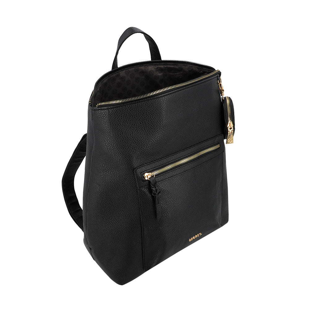 saxoline Mochila grande Ibiza negra Rebajas top