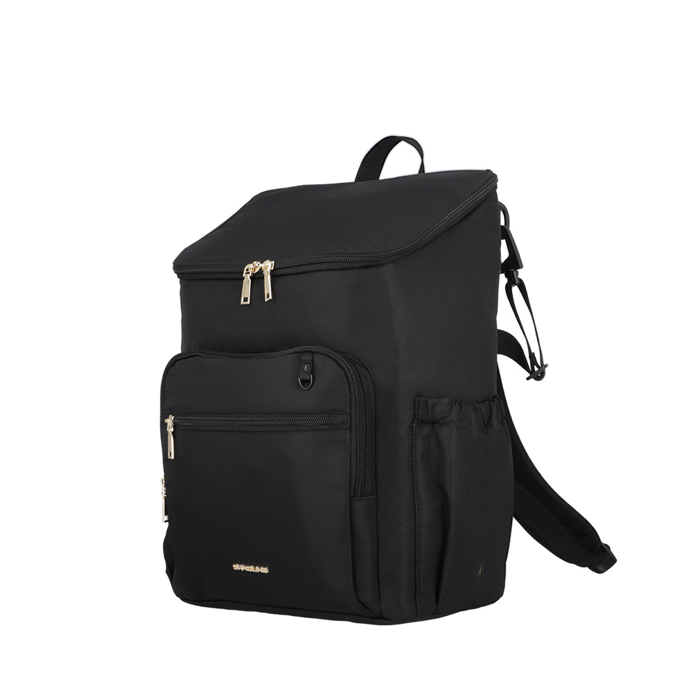 saxoline Mochila maternal Parentpack con mudador negro Último día