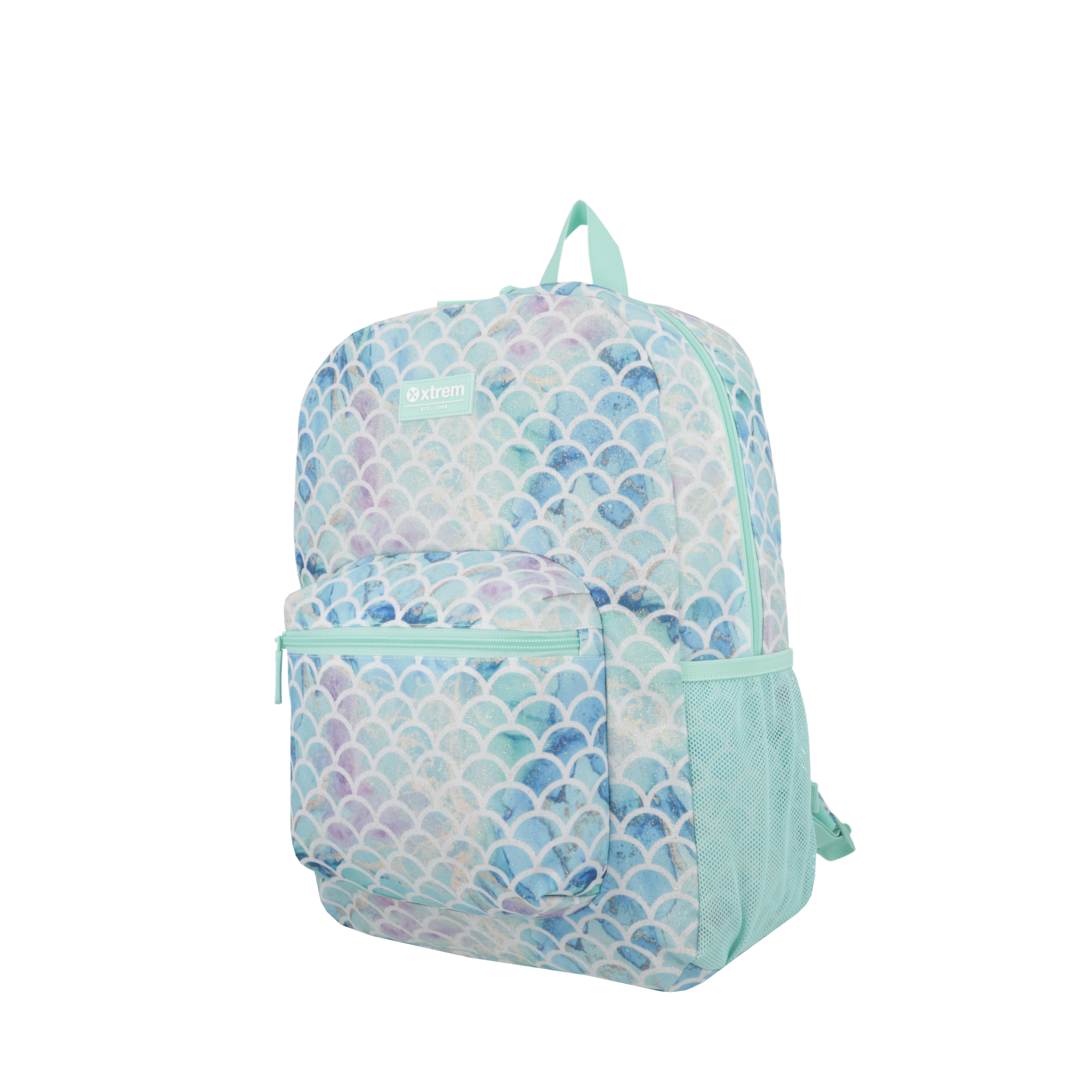 saxoline Set mochila + lonchera + estuche Triple Pack verde Limitado a 3 días