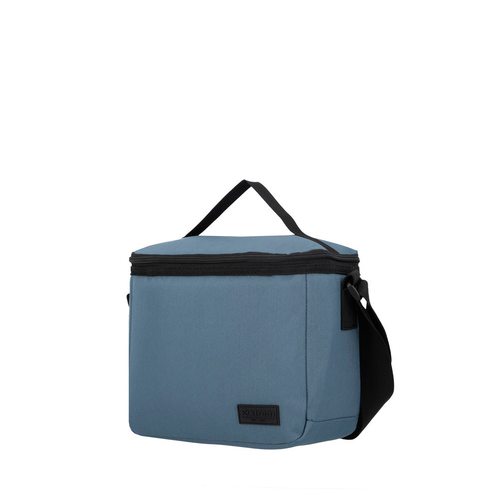 saxoline Set mochila + bolso + lonchera + estuche Megapack 2.0 azul En oferta