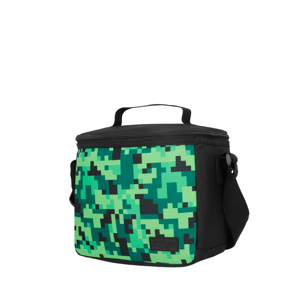 saxoline Set mochila + bolso + lonchera + estuche Megapack 2.0 verde Descuentos del mes