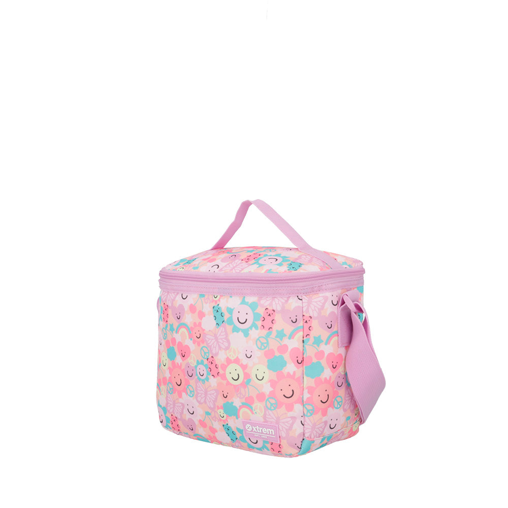 saxoline Set mochila + bolso + lonchera + estuche Megapack 2.0 rosado Última moda