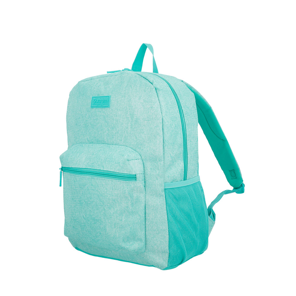 saxoline Triple pack mochila escolar + lonchera + estuche Mint Denim Ofertas especiales
