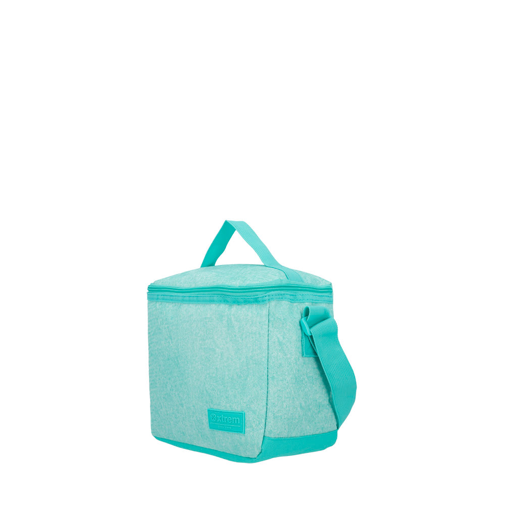 saxoline Triple pack mochila escolar + lonchera + estuche Mint Denim Ofertas especiales
