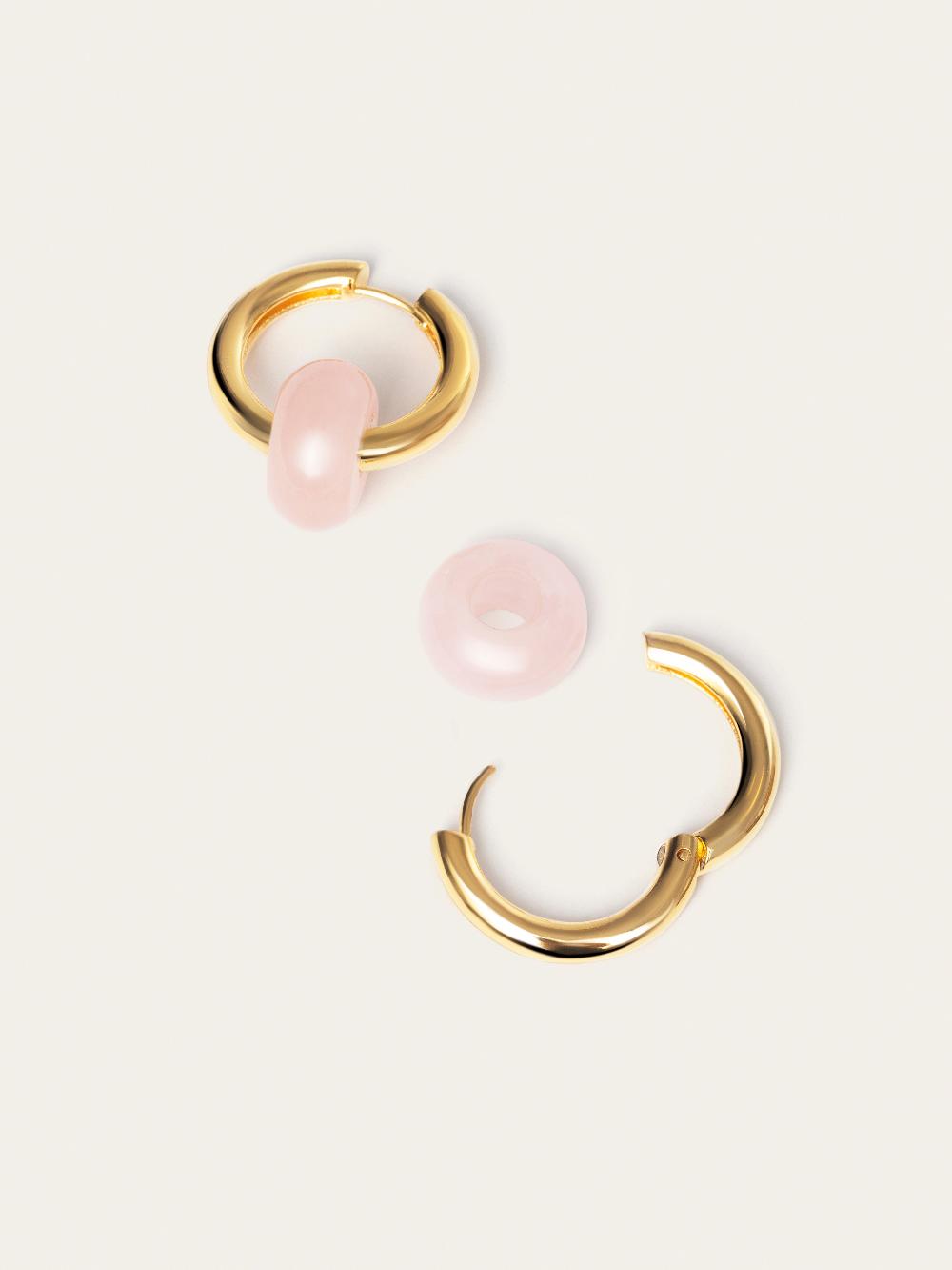 singularu Pendientes Aro Carmen True Rose Baño Oro Últimos 3 días
