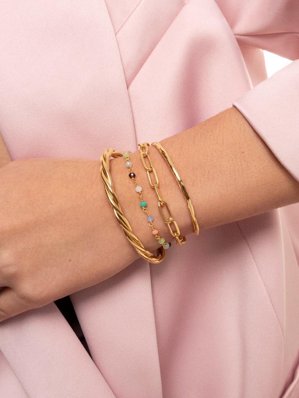 singularu Pulsera Crystals Colors Plata Baño Oro COMPRAR AHORA