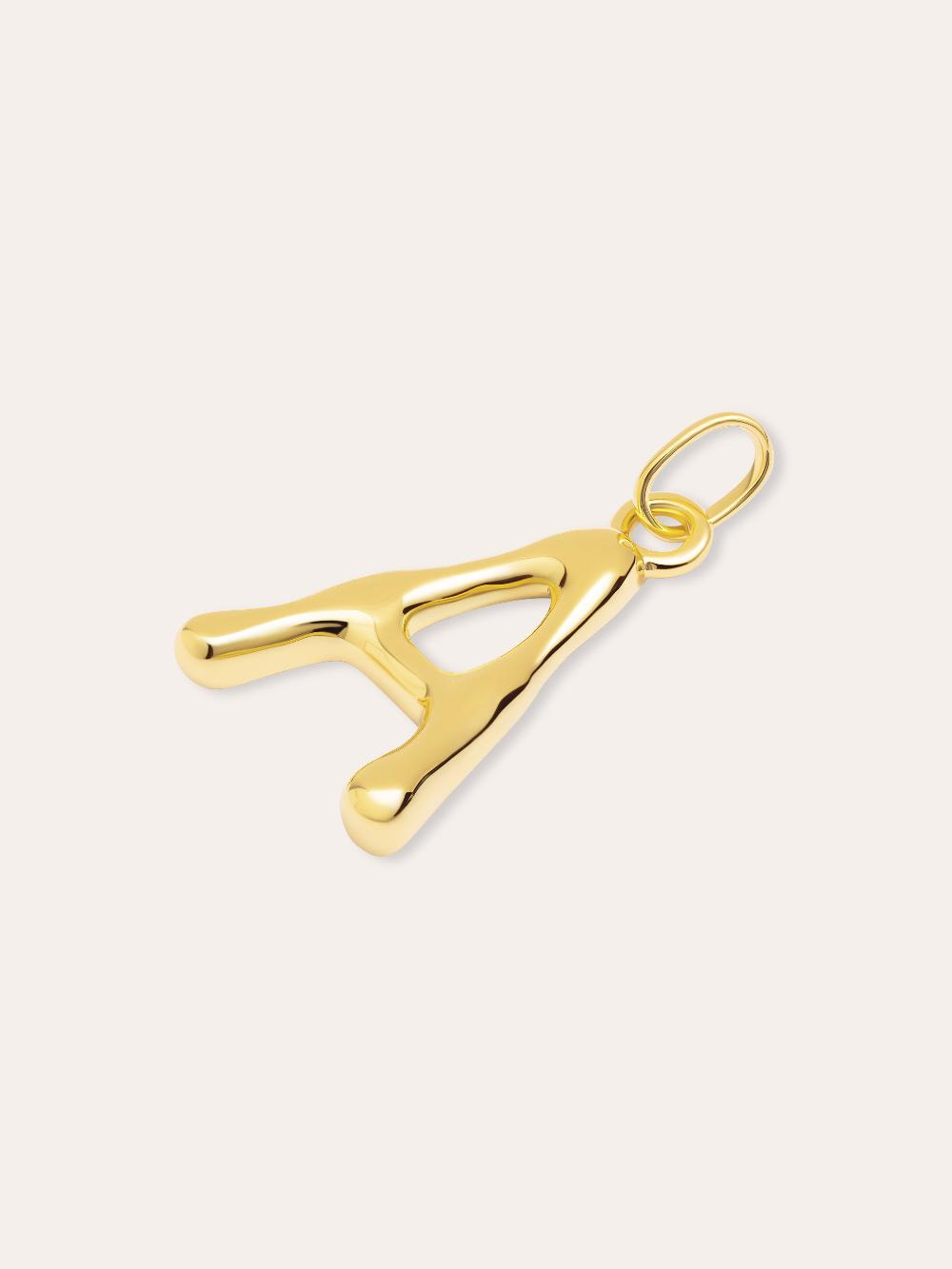 singularu Charm Letter XL Baño Oro Envío gratis