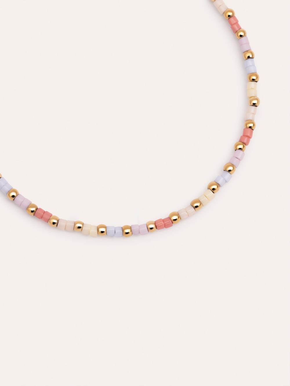 singularu Pulsera Floral Colors Acero Baño Oro Envío internacional gratuito