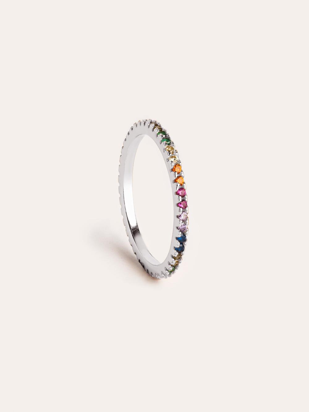 singularu Anillo Cleo Colors Plata Mejor oferta