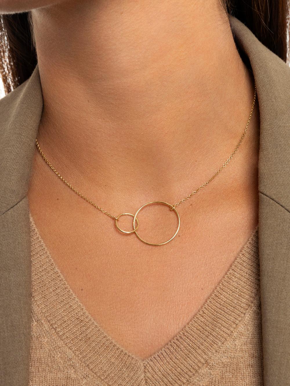 singularu Collar Sister Plata Baño Oro Últimos 3 días