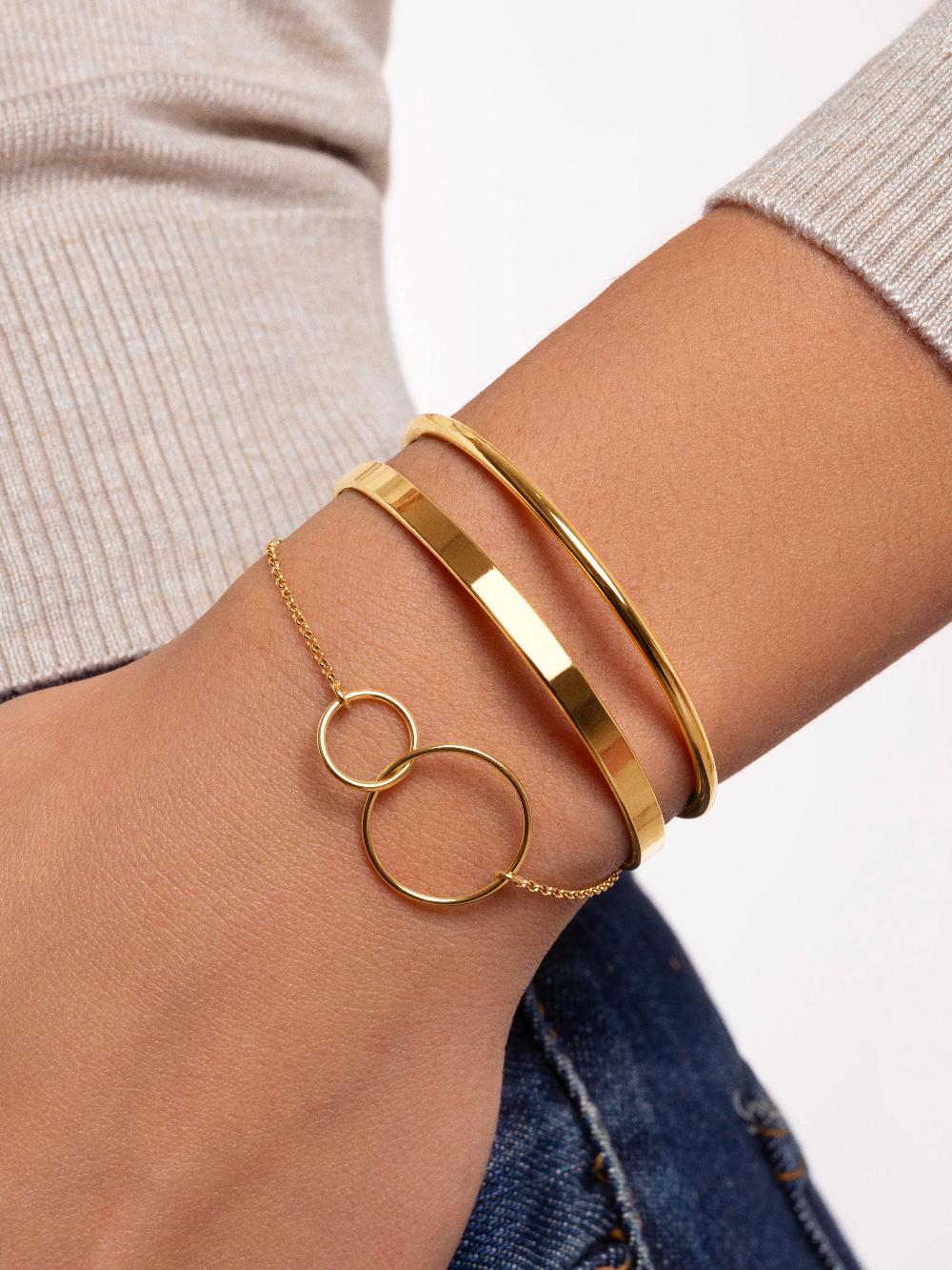 singularu Pulsera Sister Plata Baño Oro Solo queda un día