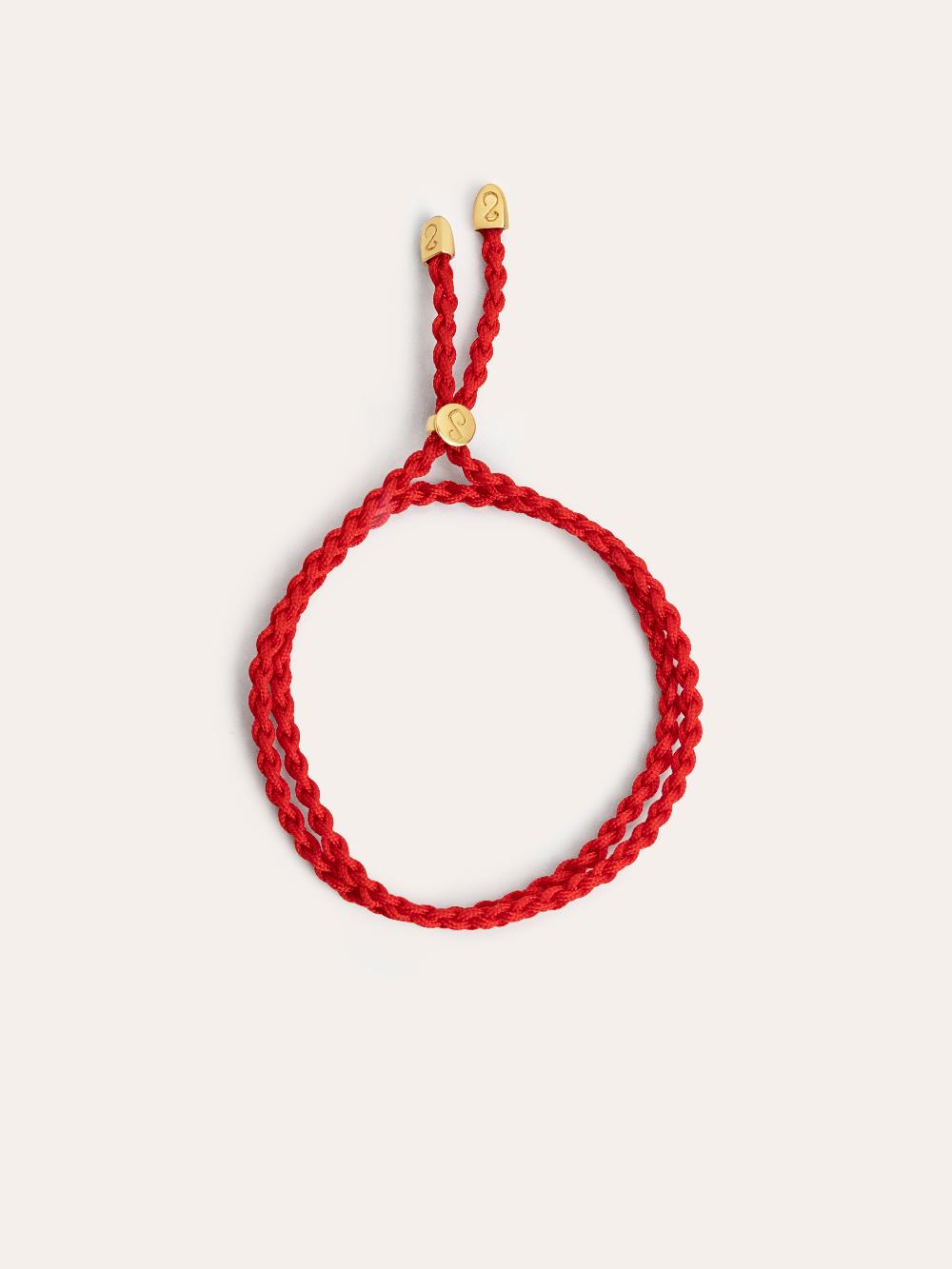 singularu Pulsera Personalizada Red Letters Plata Baño Oro Limitado a 3 días
