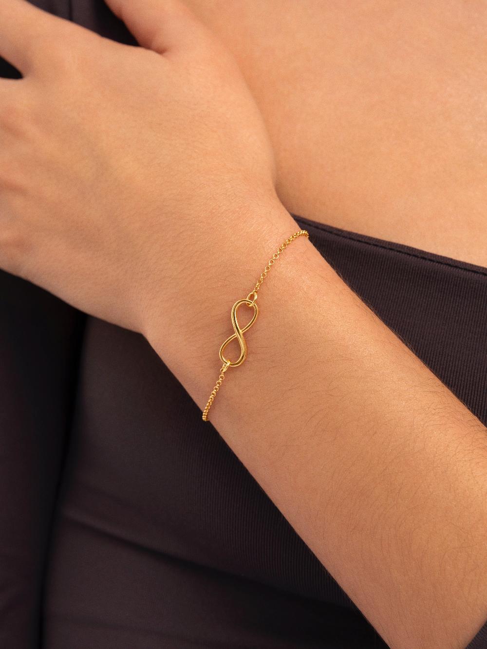 singularu Pulsera Infinito Plata Baño Oro Precios de Black Friday