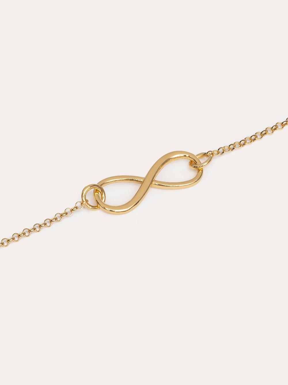 singularu Pulsera Infinito Plata Baño Oro Precios de Black Friday