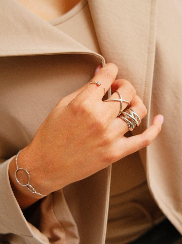 singularu Anillo 4Ever Plata En oferta