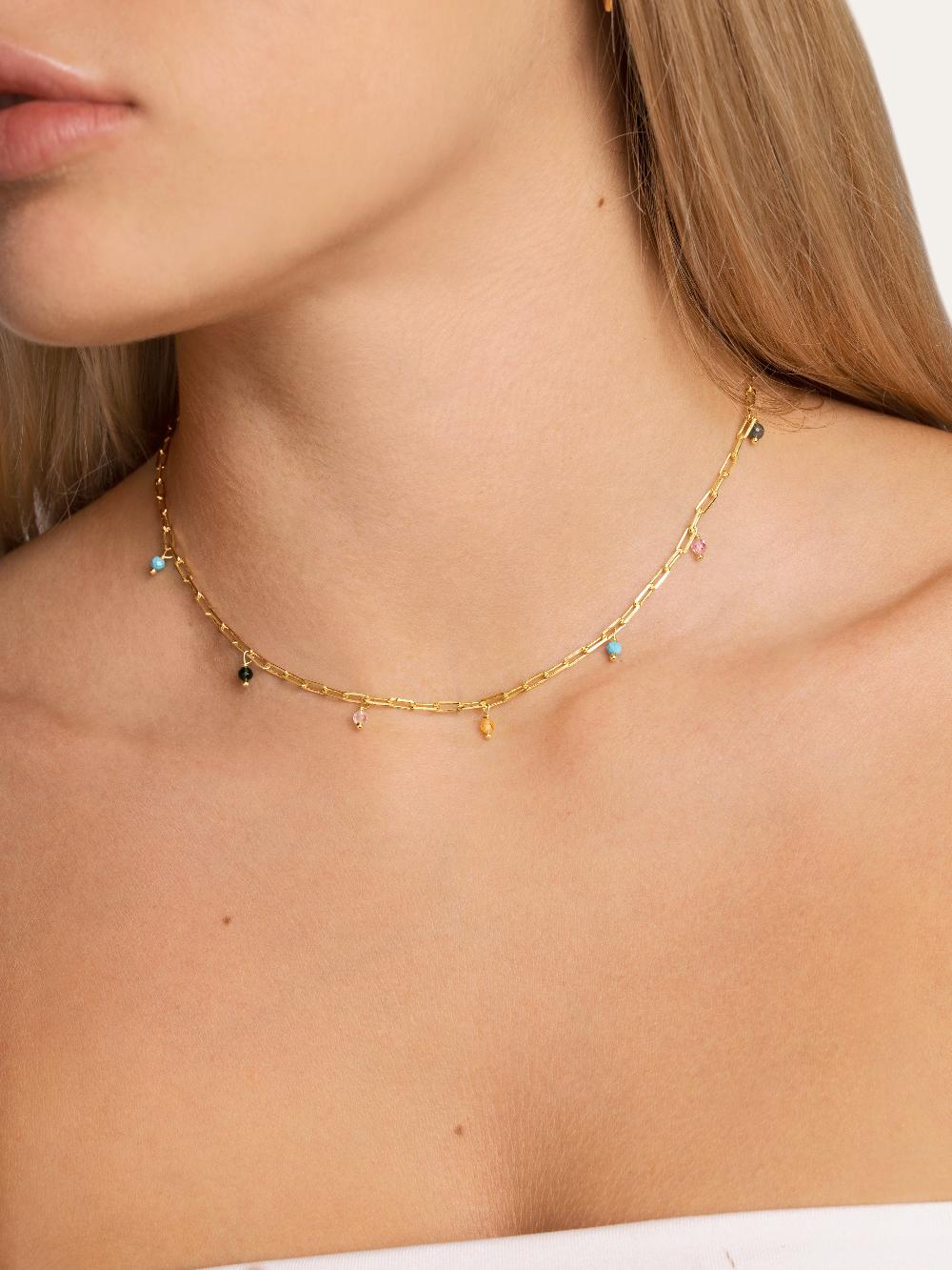singularu Collar Chic Colors Plata Baño Oro Rebajas top